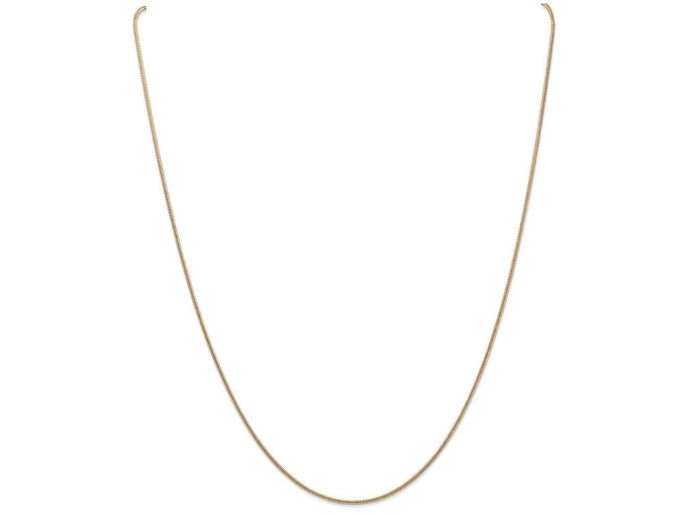 FJC Finejewelers 8 Inch 14k Yellow Gold 1.2mm Round Snake Chain Bracelet
