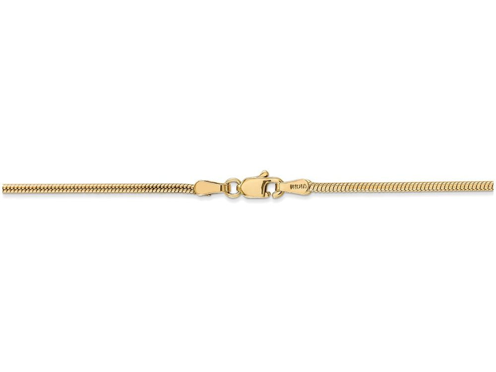 FJC Finejewelers 20 Inch 14k Yellow Gold 1.6mm Round Snake Chain Necklace