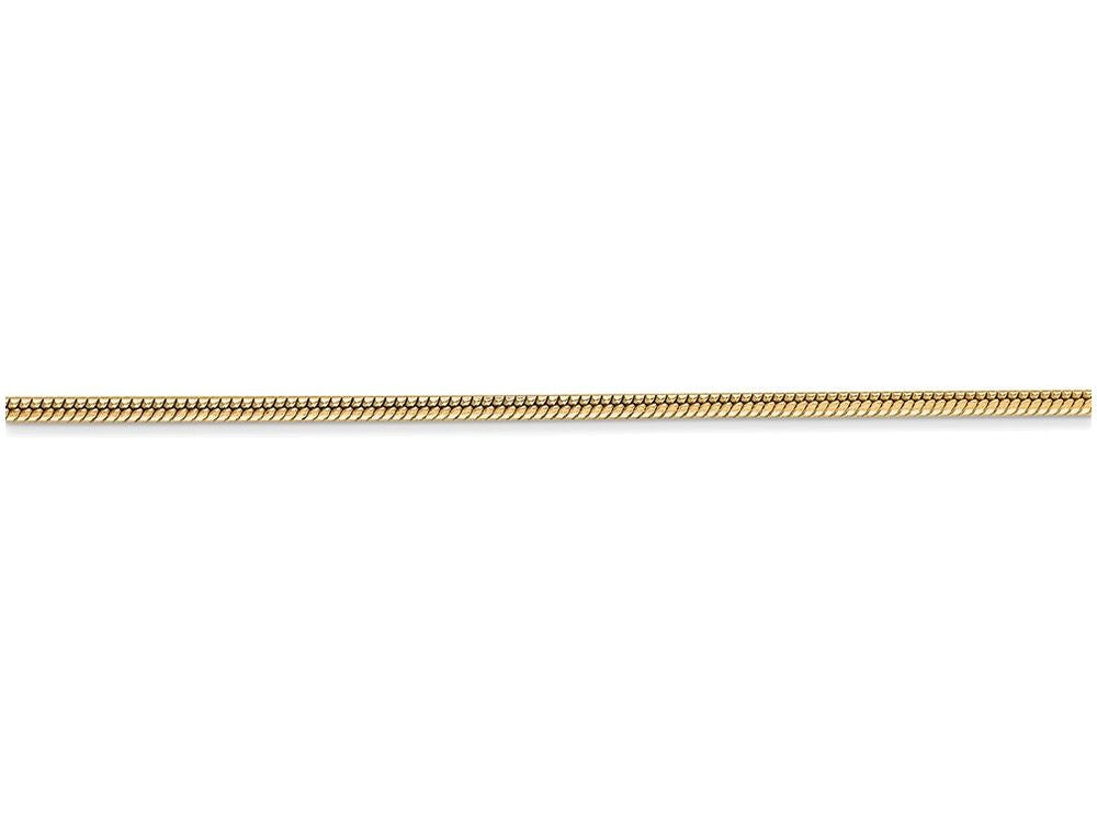 FJC Finejewelers 8 Inch 14k Yellow Gold 1.6mm Round Snake Chain Bracelet
