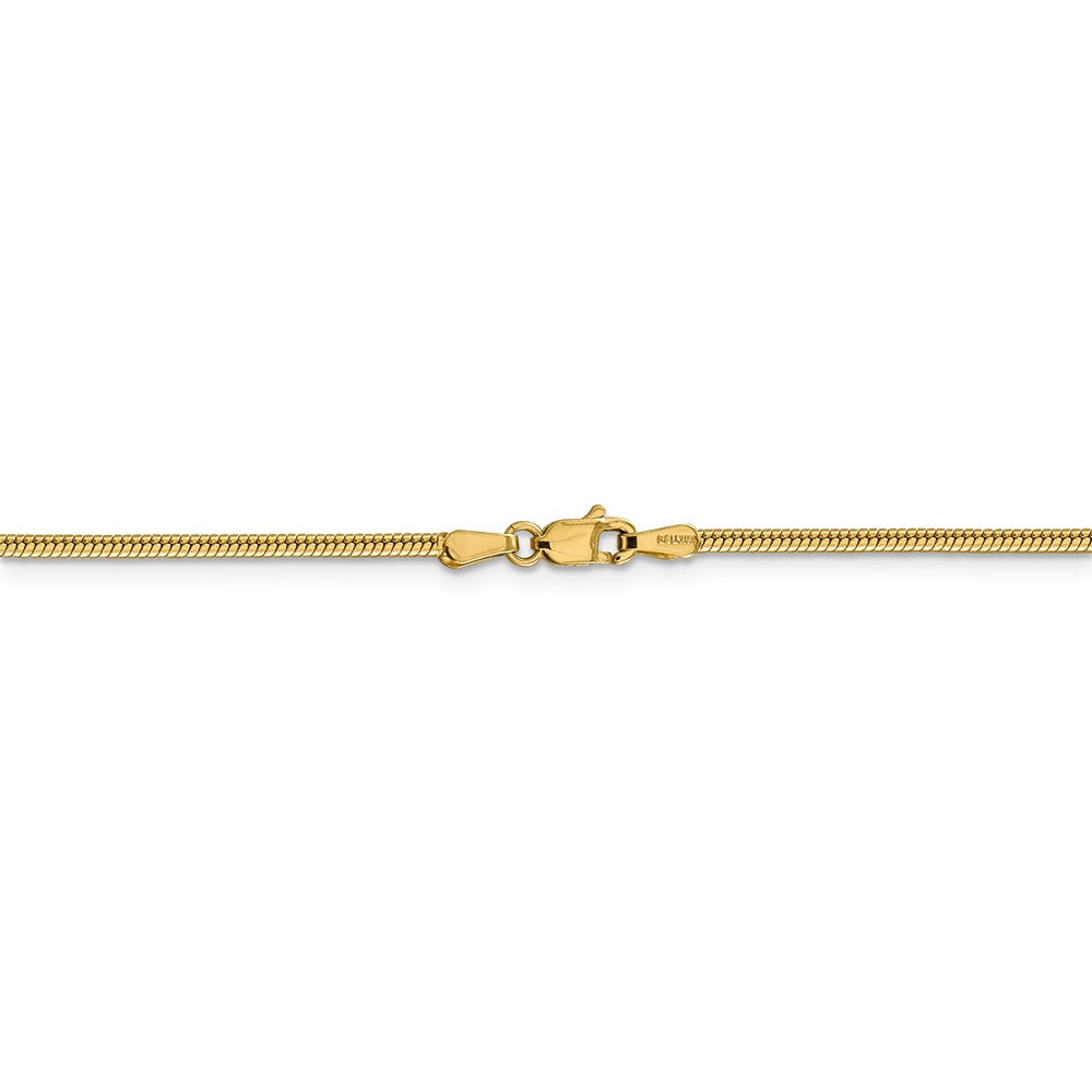 FJC Finejewelers 14 kt Yellow Gold 1.85mm Round Snake Chain