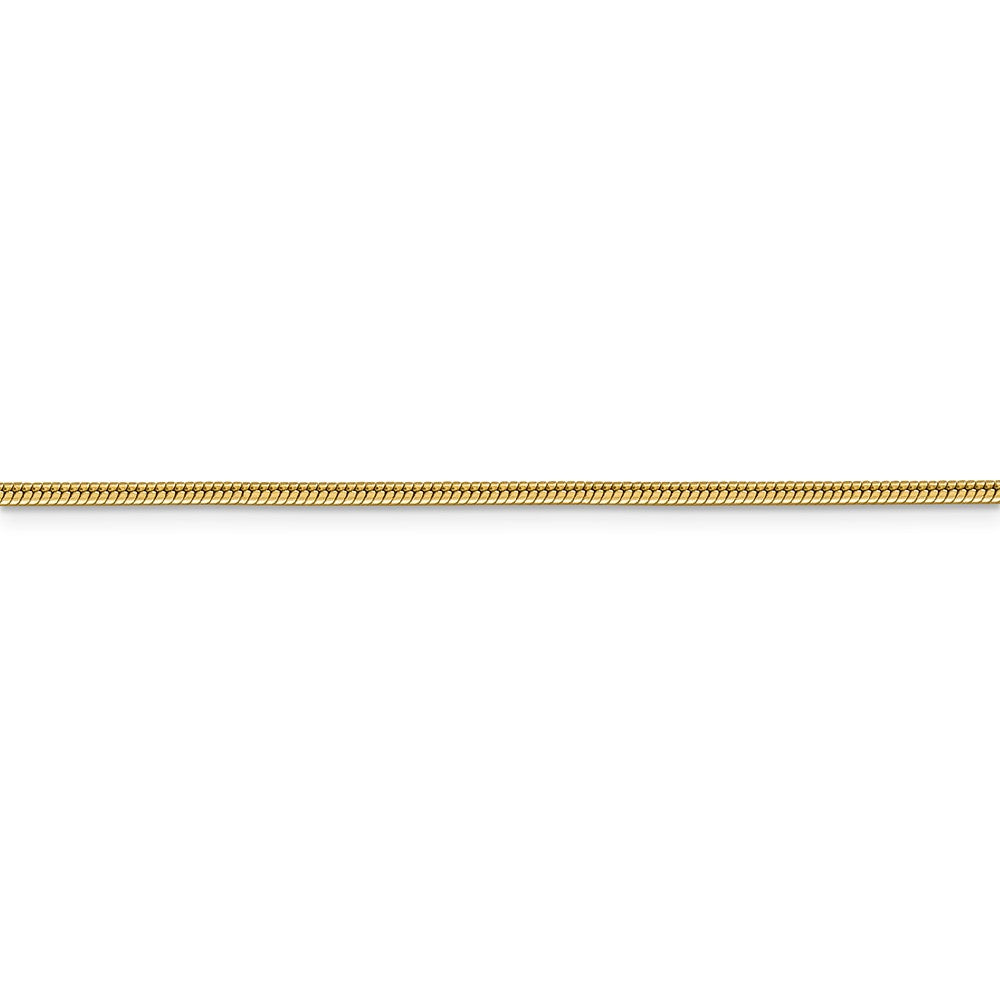 FJC Finejewelers 14 kt Yellow Gold 1.85mm Round Snake Chain