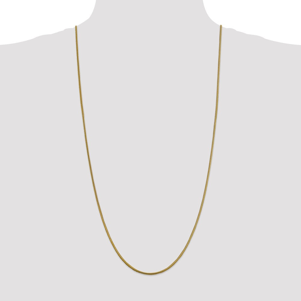 FJC Finejewelers 14 kt Yellow Gold 1.85mm Round Snake Chain