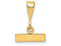 FJC Finejewelers 14k Yellow Gold Casted Small Polished Top Charm