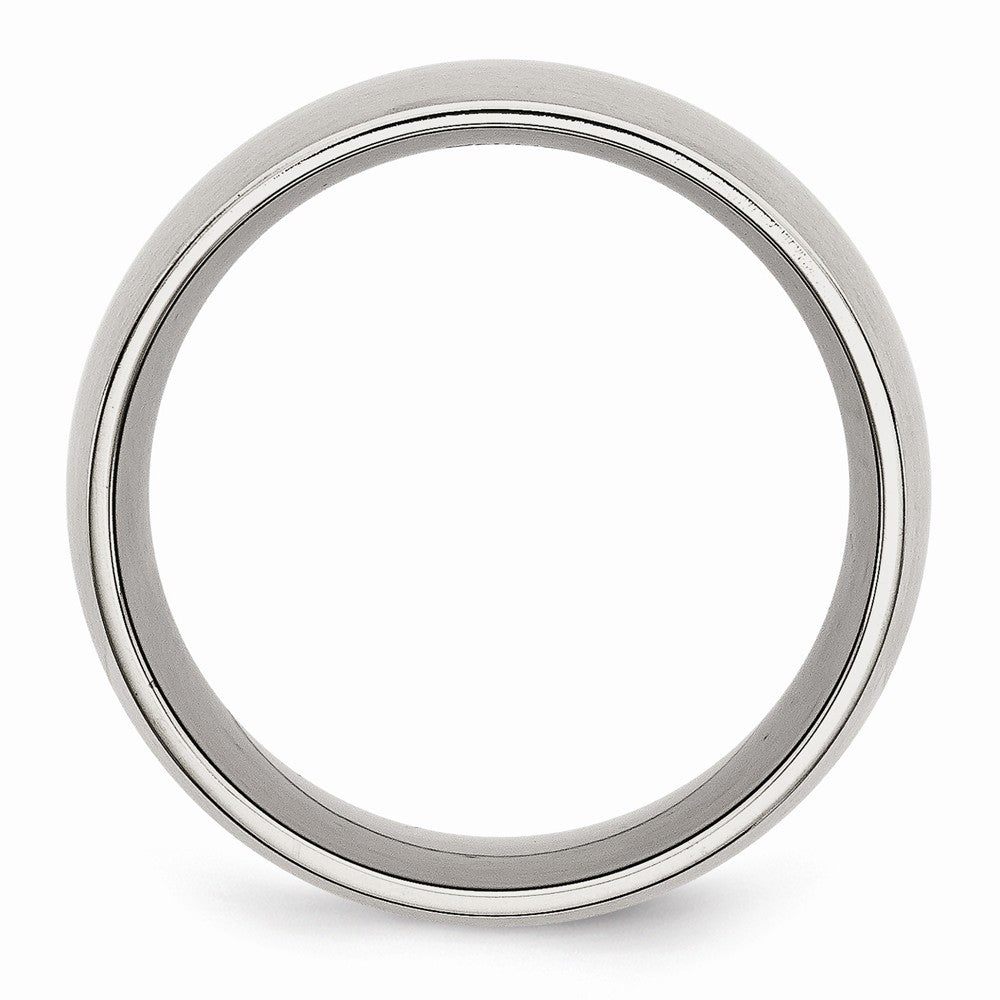 Chisel Stainless Steel 12mm Brushed Wedding Band
