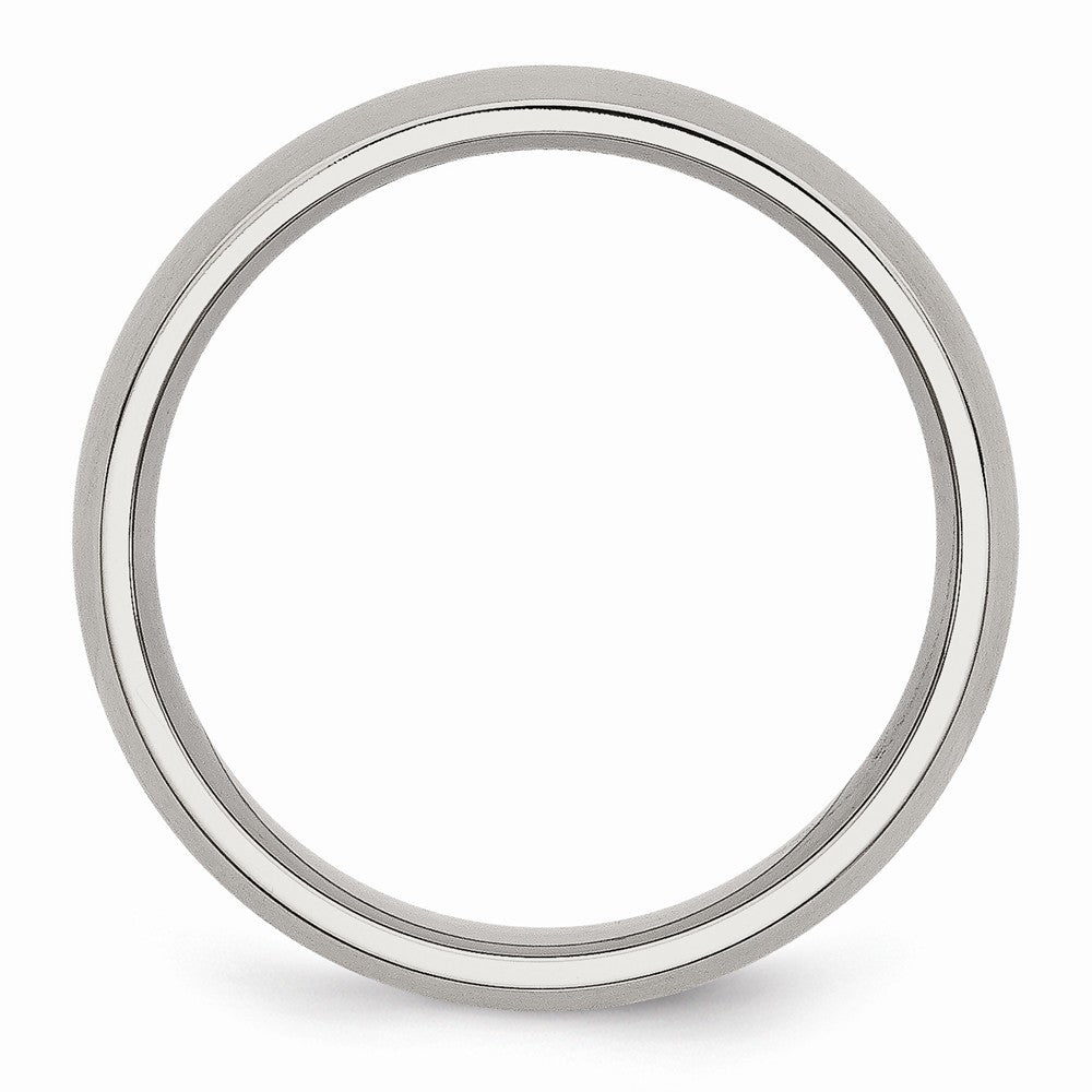 Chisel Stainless Steel 6mm Brushed Wedding Band