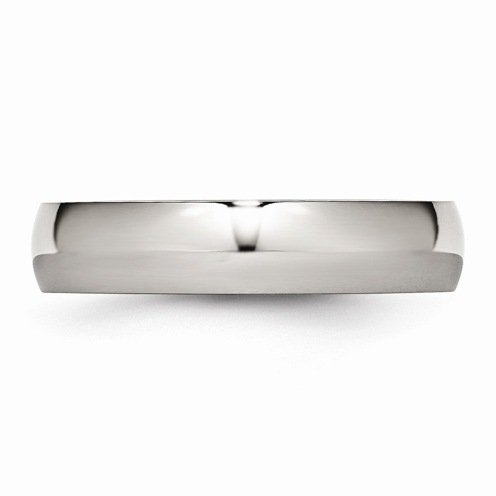 Chisel Stainless Steel 5mm Polished Wedding Band