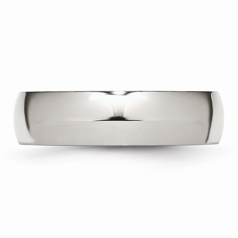 Chisel Stainless Steel 6mm Polished Wedding Band