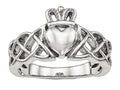 Chisel Stainless Steel Polished Claddagh Ring