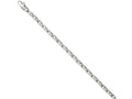 Chisel Stainless Steel Polished Oval Links 7.75in Bracelet