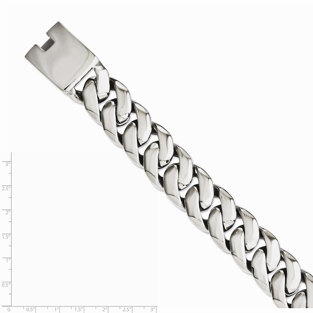 Chisel Stainless Steel Polished 9in Bracelet