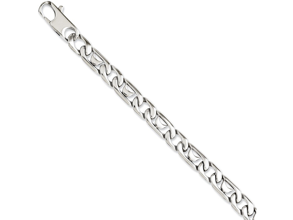 Chisel Stainless Steel Polished Links Bracelet
