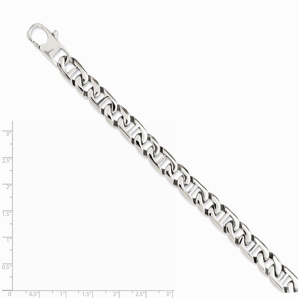 Chisel Stainless Steel Polished Links Bracelet