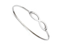 FJC Finejewelers Stainless Steel Polished Infinity Symbol Bangle