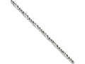 Chisel Stainless Steel Polished 4mm Figaro Bracelet