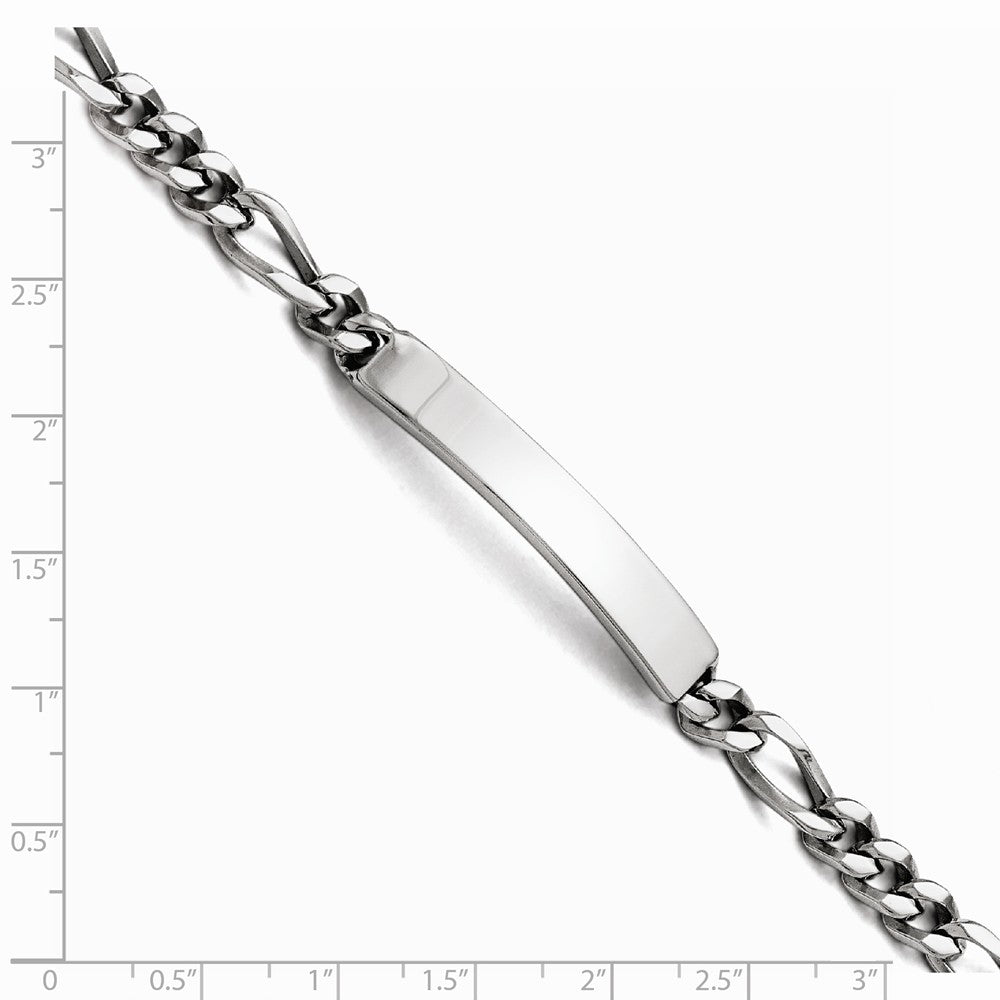 Chisel Stainless Steel Polished Id Bracelet