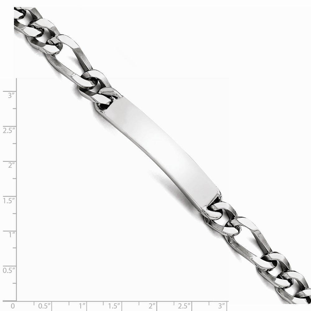 Chisel Stainless Steel Polished Large Id Bracelet