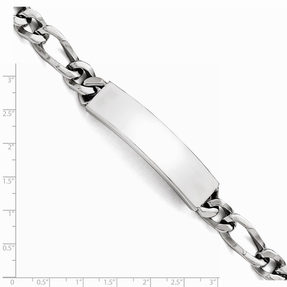 Chisel Stainless Steel Polished Large Id Bracelet