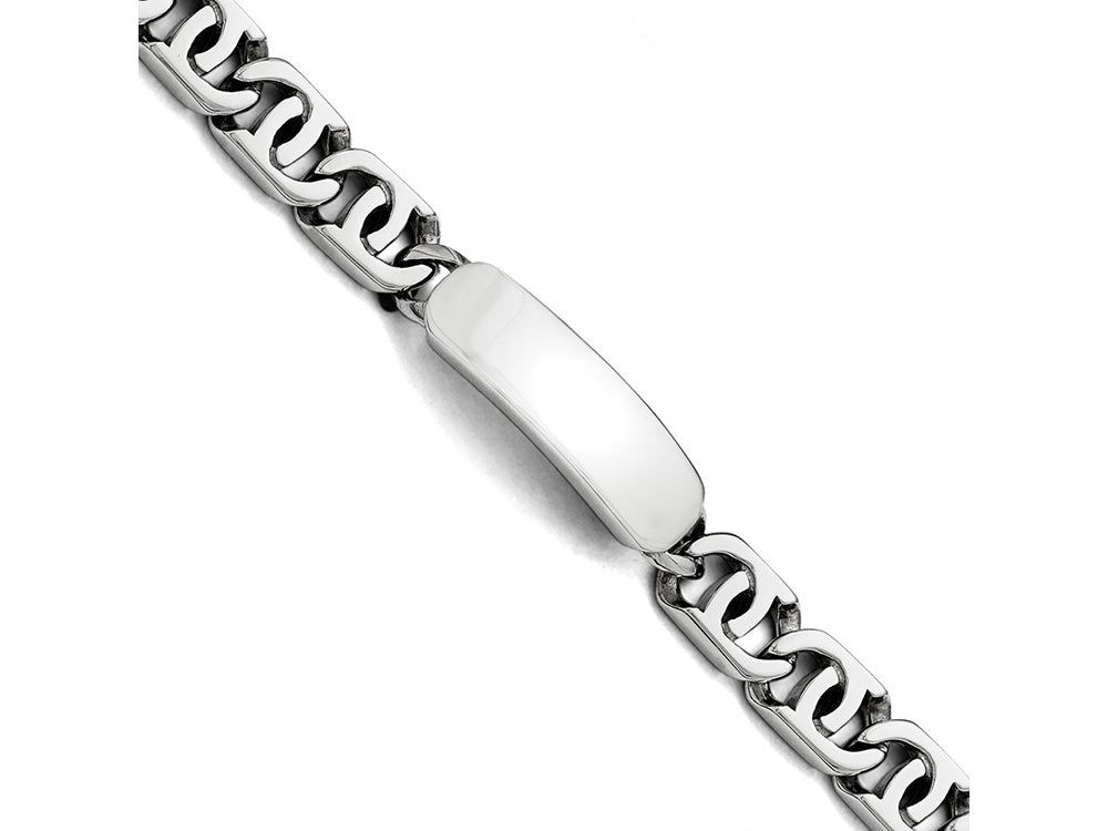 Chisel Stainless Steel Polished Id Bracelet