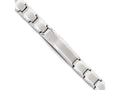 Chisel Stainless Steel Polished And Brushed Id Bracelet