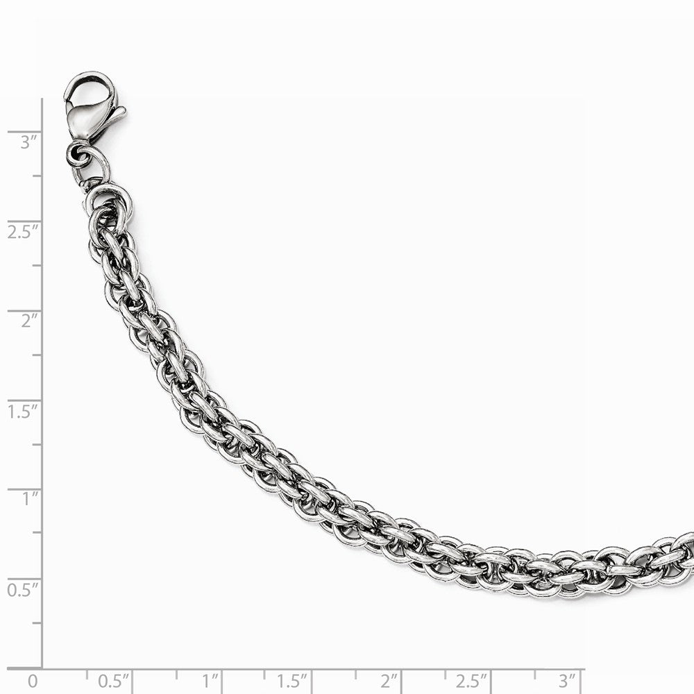 Chisel Stainless Steel Polished 9in Bracelet