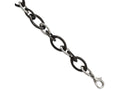 Chisel Stainless Steel And Black Ceramic Polished Bracelet