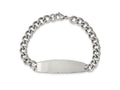 Chisel Stainless Steel Polished ID Bracelet - 8.75 inches