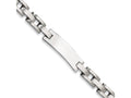 Chisel Stainless Steel Brushed and Polished ID Bracelet