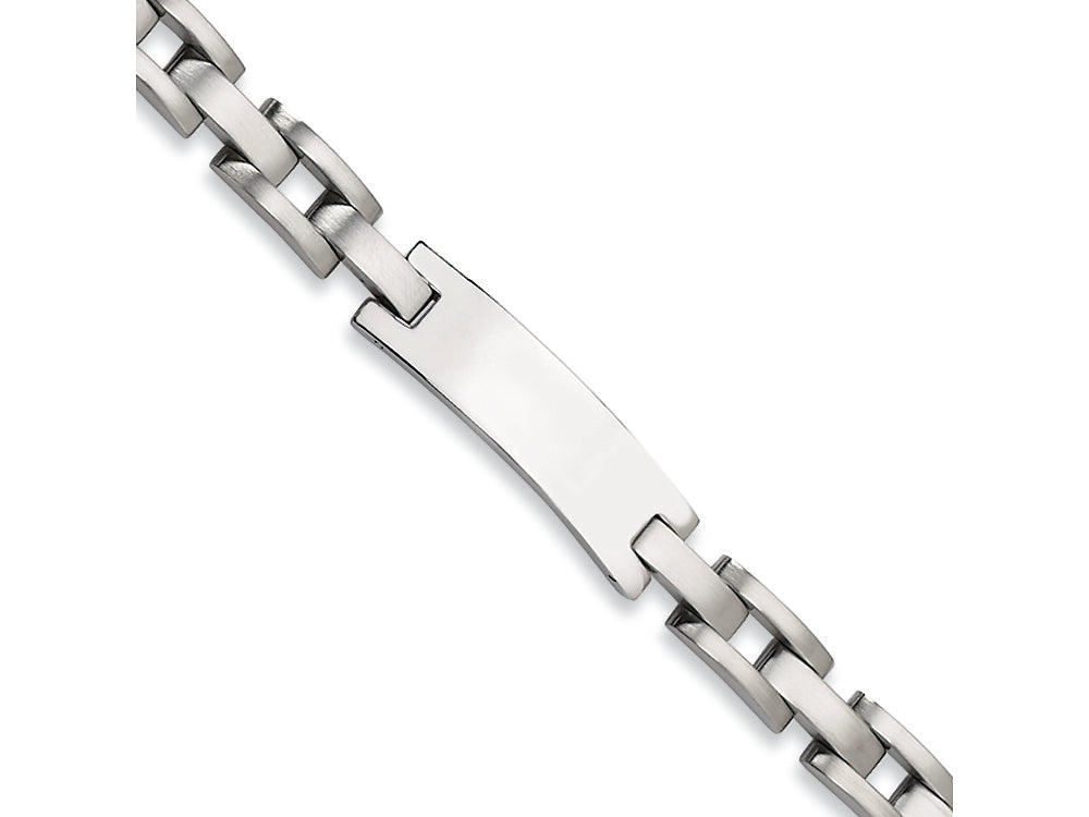 Chisel Stainless Steel Brushed and Polished ID Bracelet