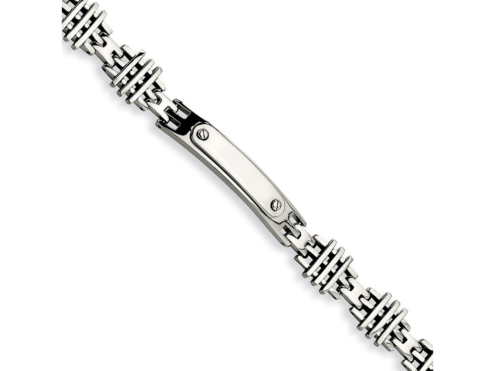 Chisel Stainless Steel Polished 8.5in Id Bracelet