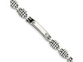 Chisel Stainless Steel Polished 8.5in Id Bracelet