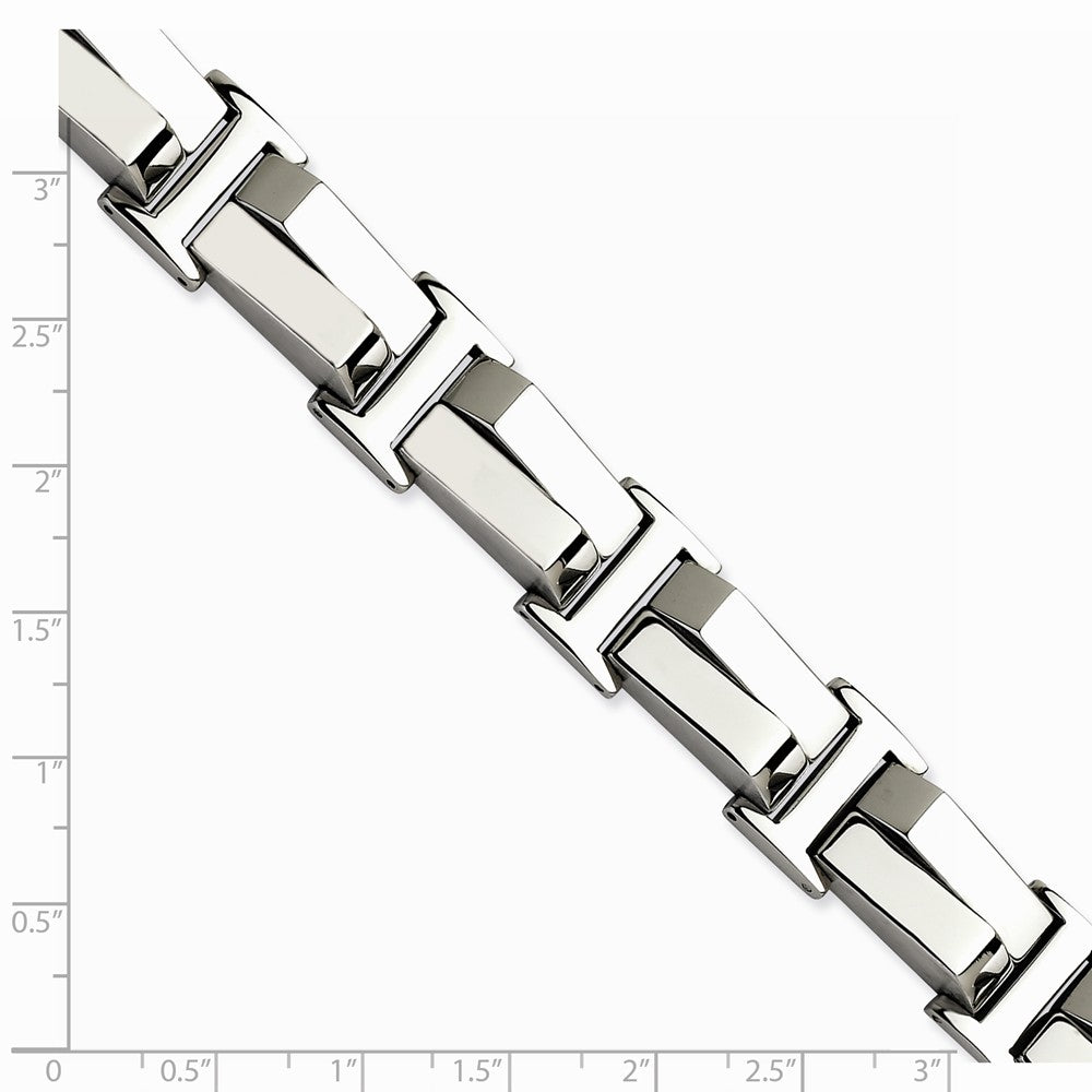 Chisel Stainless Steel Polished 8.5in Bracelet