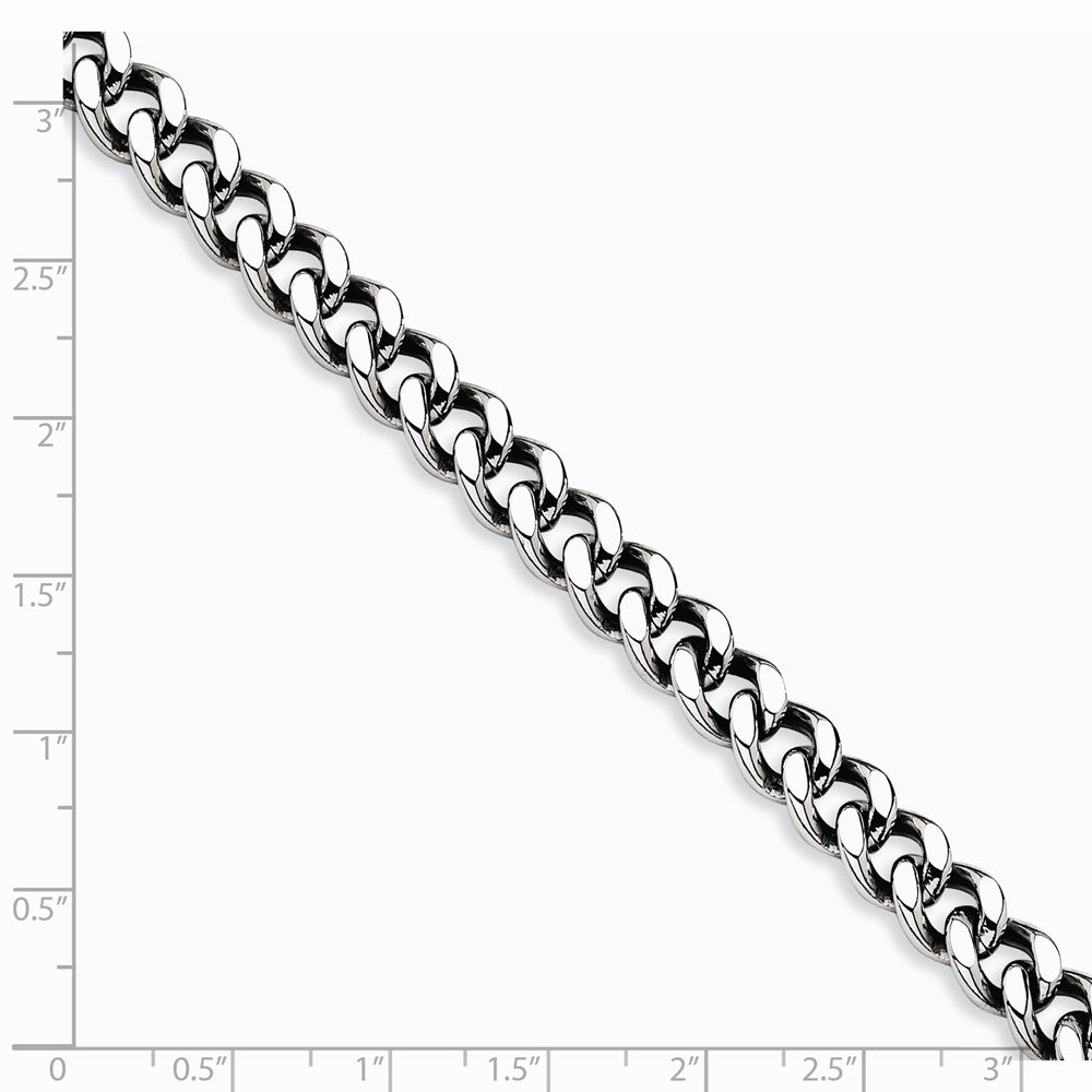 Chisel Stainless Steel Polished 8.5in Bracelet