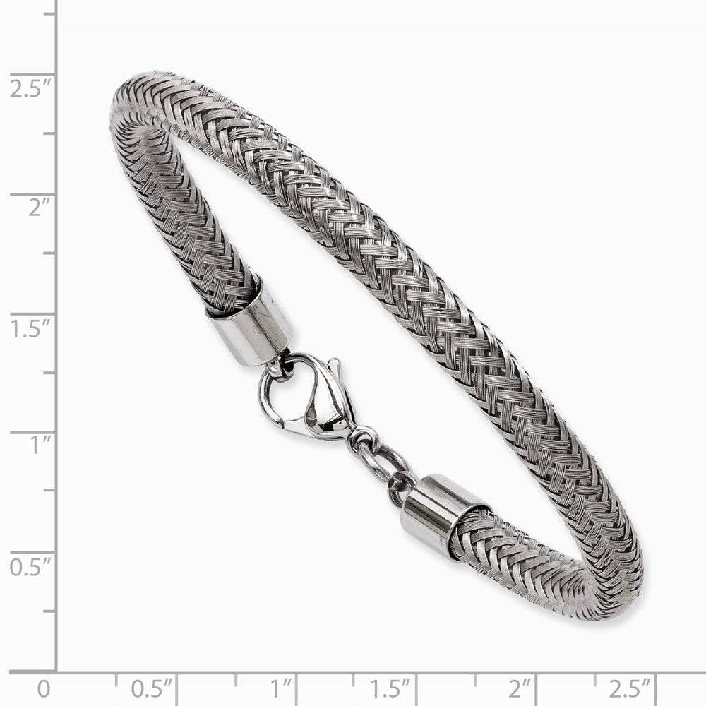 Chisel Stainless Steel Wire 8in Bracelet