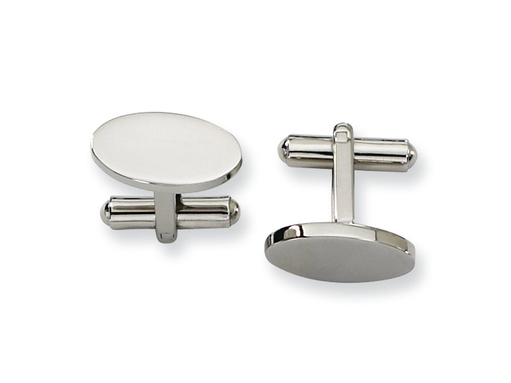 Chisel Stainless Steel Cuff Links
