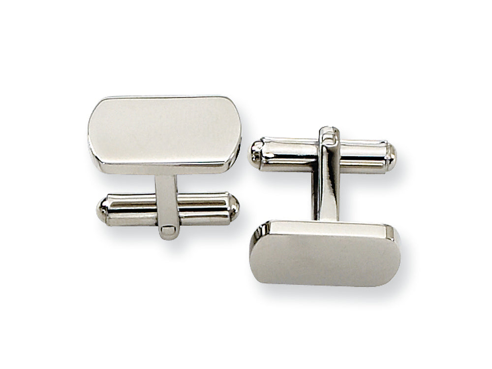 Chisel Stainless Steel Cuff Links