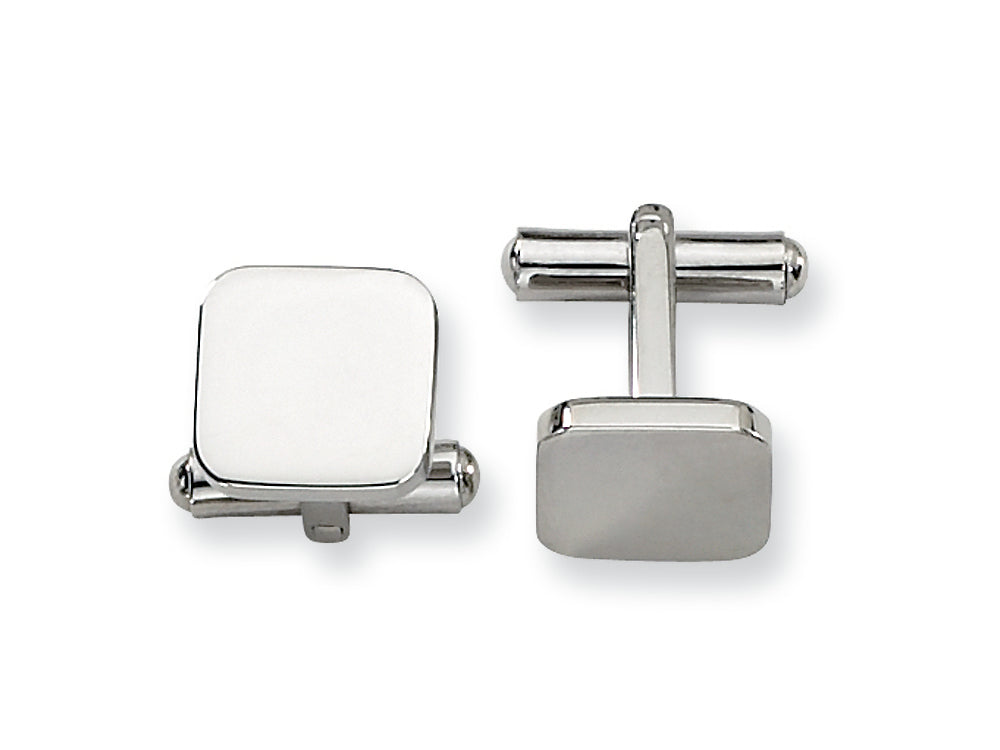 Chisel Stainless Steel Cuff Links