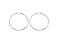 Chisel Stainless Steel Polished 60mm Hoop Earrings