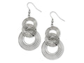 Chisel Stainless Steel Multiple Circle Dangle Earrings