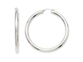 Chisel Stainless Steel Polished Hoop Earrings