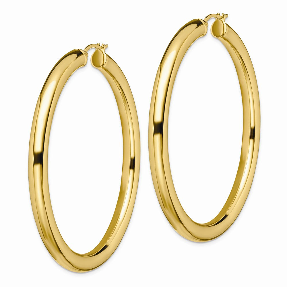 Chisel Stainless Steel Ip Yellow-plated Polished Earrings