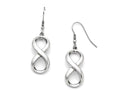 FJC Finejewelers Stainless Steel Polished Infinity Symbol Shepherd Hook Earrings