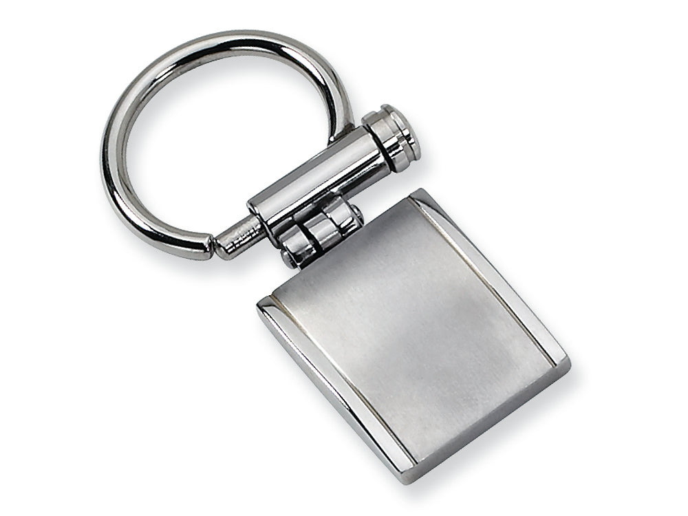Chisel Stainless Steel Brushed and Polished Key Chain