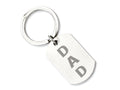 Chisel Stainless Steel Brushed Dad Key Ring