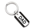 Chisel Stainless Steel Polished Black Ip-plated Key Ring