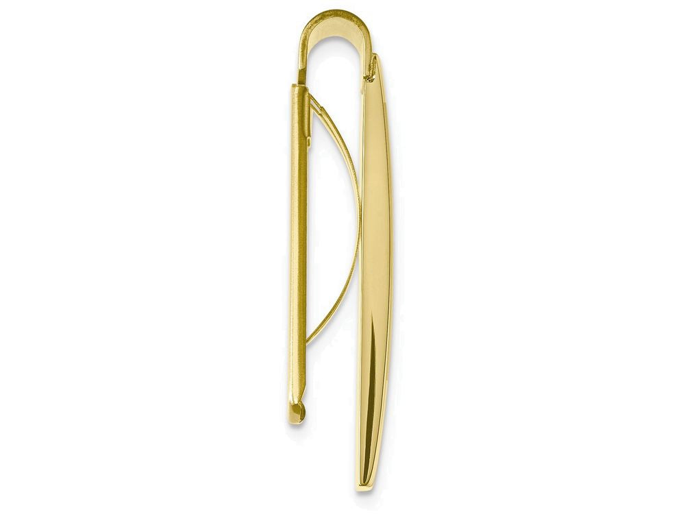 Chisel Stainless Steel Yellow Plated Money Clip