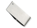 Chisel Stainless Steel Diamond Accent Money Clip
