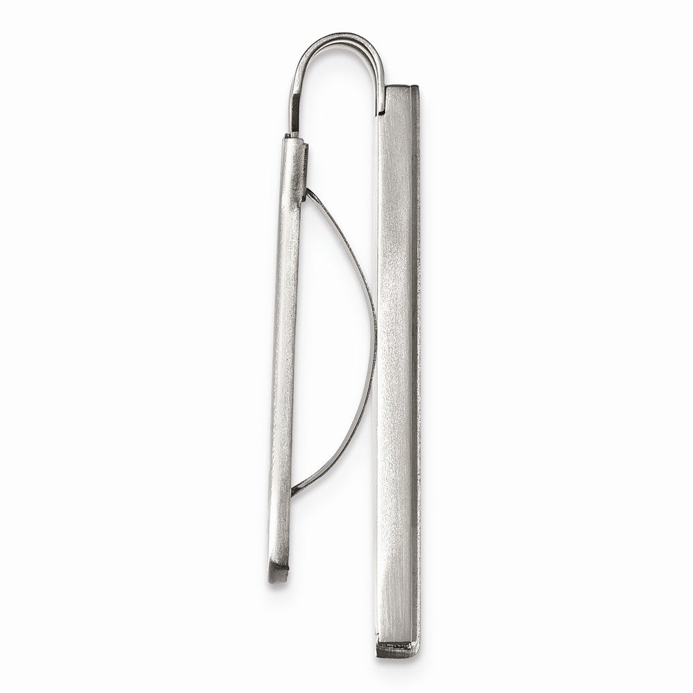 Chisel Stainless Steel Brushed And Polished Money Clip