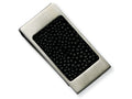 Chisel Stainless Steel Brushed Black Stingray Money Clip