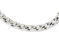 Chisel Stainless Steel Polished Fancy Squares Link Necklace