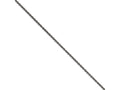 Chisel Stainless Steel 2.00mm Oxidized Chain Necklace